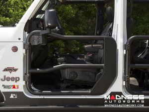 Jeep Gladiator Front Tube Doors - Black Powdercoat